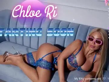 Chaturbate chloe_ri is Freechat chloe_ri — All Goals Have Been Completed!!! -- type /menu to play with me! #lovense #squirt #bigboobs #heels #stockings