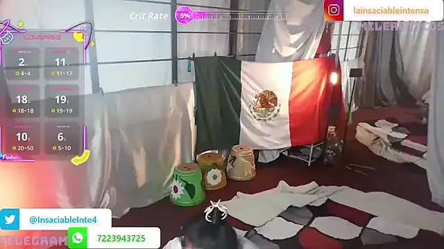 LaInsaciableIntensa on StripChat