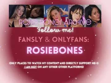 Photos of rosiebones from Chaturbate is Freechat